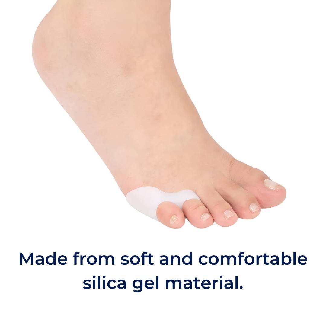 Gel Toe Separators for Bunions, Hammertoe & Crooked Toes – Soft Silicone Alignment Spacers for Pain Relief & Overlap Correction | Thomler