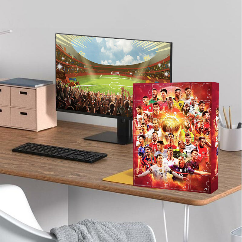 Soccer Advent Calendar – 24-Day Countdown with Player Figurines | Thomler