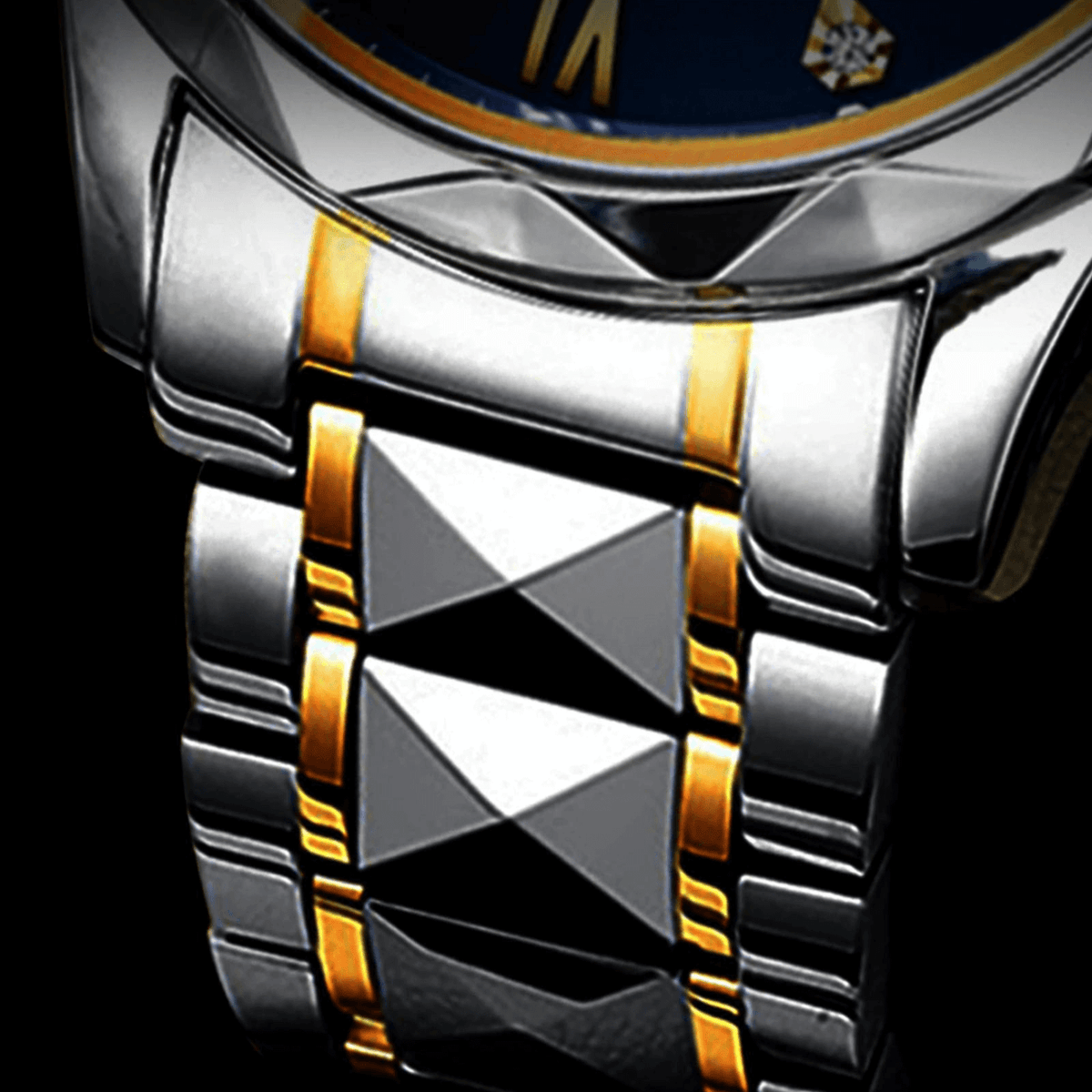 Stainless Steel Men's Watch with Luminous Dial & Date Display | Thomler
