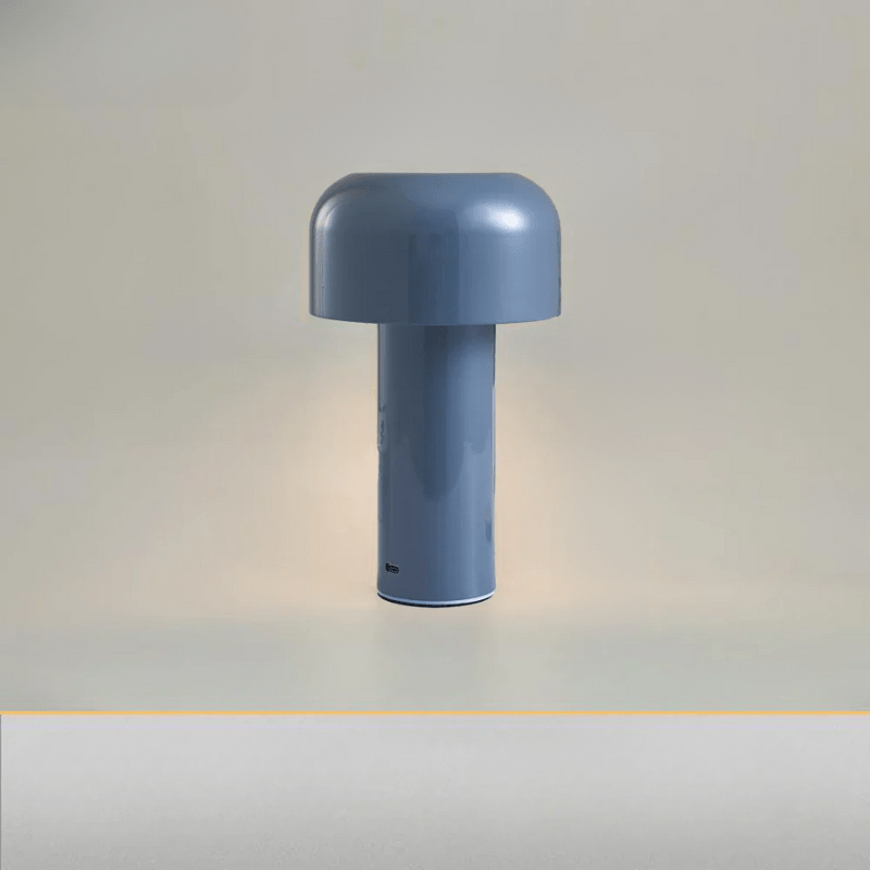 Table Lamp Plastic 25.0 cm Yellow Wireless Bedside Mood Lighting USB Rechargeable LED Mushroom Accent Light | Thomler