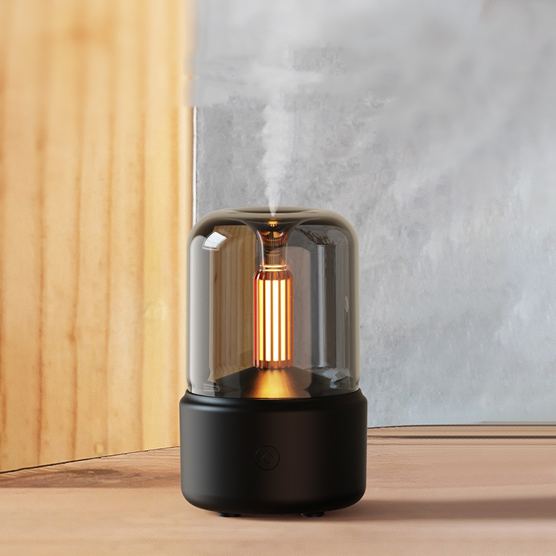 Essential Oil Diffuser Night Light | Ultrasonic Mist Aromatherapy Humidifier with Soft Glow LED | Quiet for Bedroom Living Room Office | Thomler