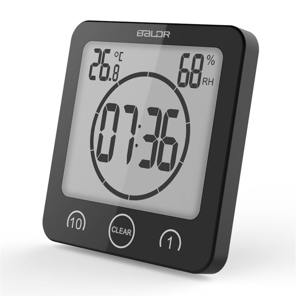 Waterproof Bathroom Shower Clock with Large Display for Time Management | Thomler
