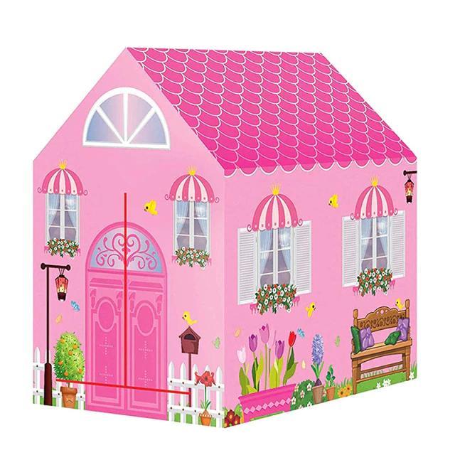 Kids Play Tent Castle Playhouse for Indoor & Outdoor – Pop-Up Hideaway Fort for Toddlers Girls Boys – Portable Lightweight Folding Cottage | Thomler
