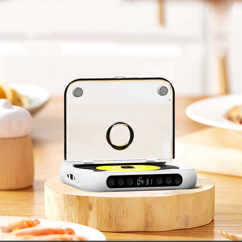 Portable CD Player Bluetooth 5.3 13.5 cm Rechargeable Home Travel MP3 Audio Disc Music Player USB C | Thomler