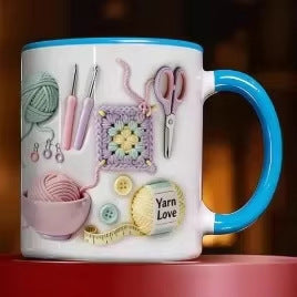 StitchMuse — Kreative Keramik Tasse | 1+1 GRATIS