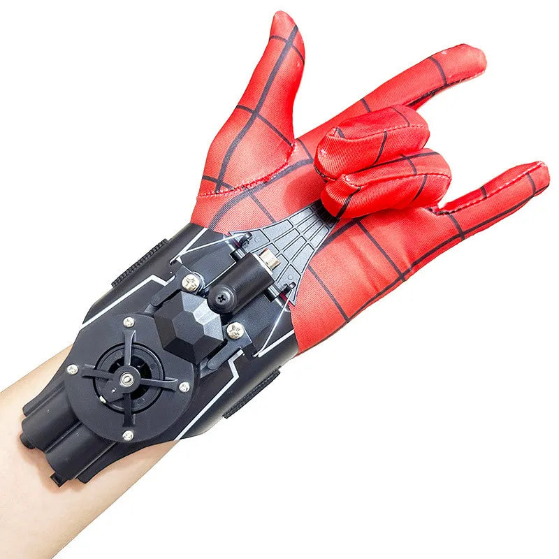 Wrist-Mounted Retractable Web Launcher Toy for Kids | Role-Play Action Gear with Auto-Retrieve String Shooter | Superhero Costume Accessory | Thomler