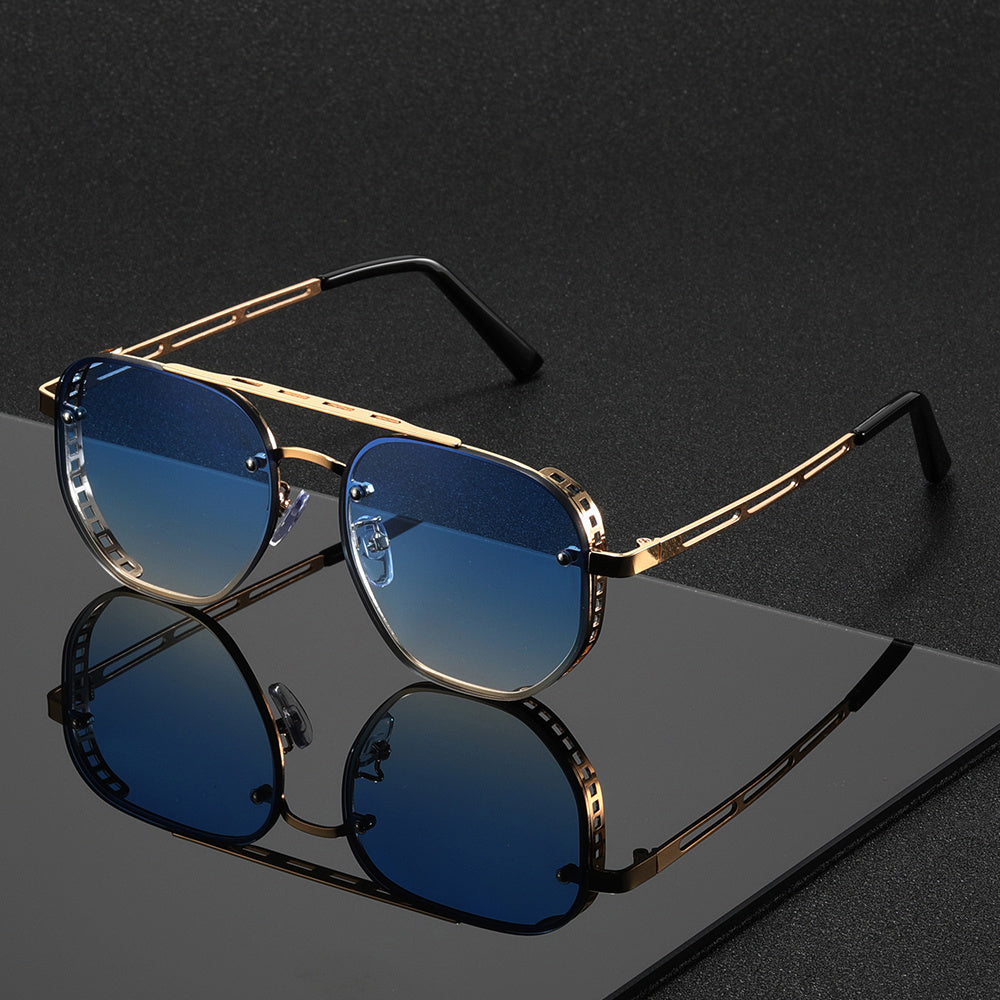 Round Metal Frame Sunglasses with UV Protection for Men & Women – Lightweight Unisex Eyewear | Thomler