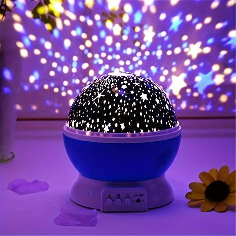 Galaxy Night Light Projector with Music & Rechargeable LED for Kids Room, Bedroom Ceiling & Wall Display | Thomler
