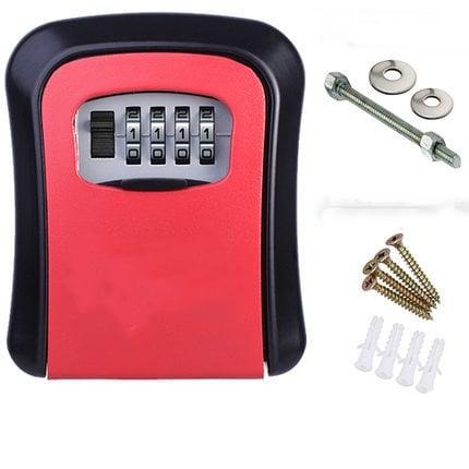 Wall-Mounted Key Safe Box Steel Password Lock Storage | Thomler