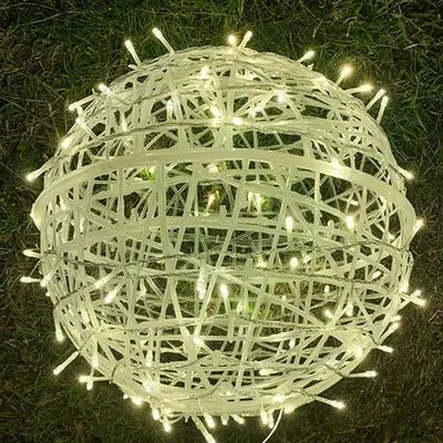 LED Lichtbol Buiten Waterdicht 20cm IP65 Warm Wit Tuinverlichting | Sansoti