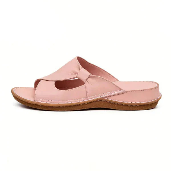 Orthopädische Leder-Sandalen — Echtes Leder, Fußgewölbestütze, Größen 35–43