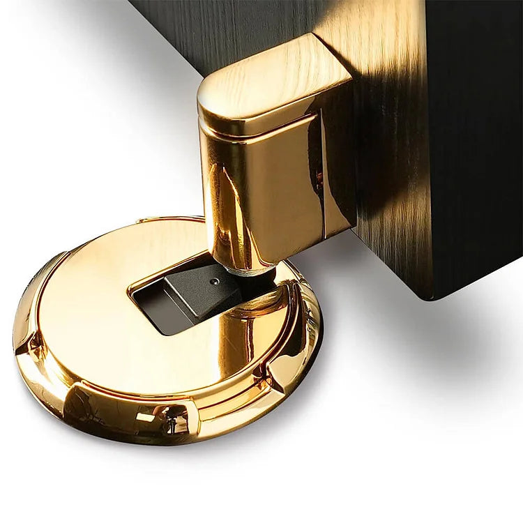 Door Stopper Zinc Alloy Push Lock Floor Mounted Stable Door Holder For Living Room Office Hallway Mechanical Door Stop | Thomler