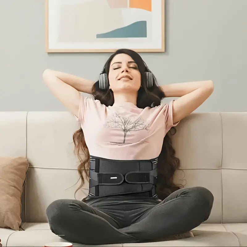 Orthopedic Lower Back Support Belt with Breathable Mesh & Adjustable Compression for Posture Relief | Thomler