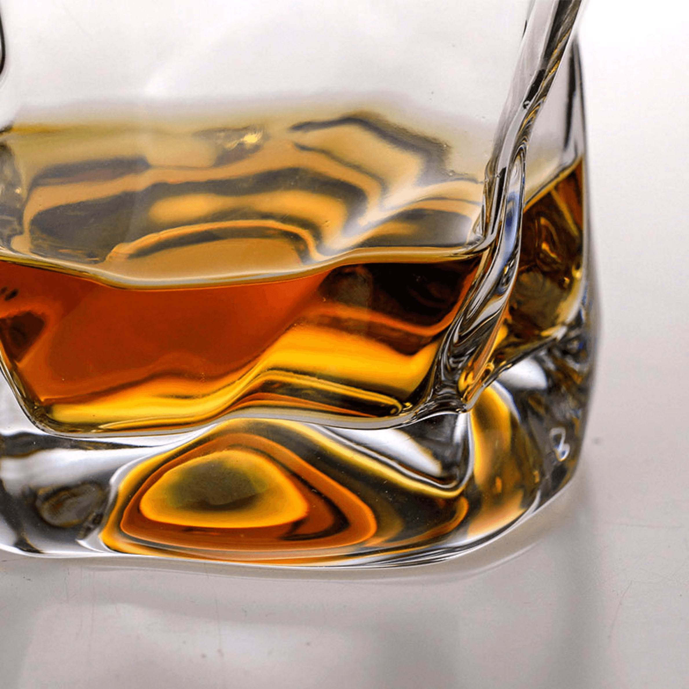 Whiskey Glass Crystal Edo Kiriko Crumple Pattern Japanese Style Wooden Gift Box Collector Barware Tumbler | Thomler