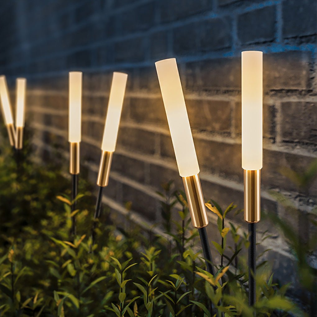 Decorative Reed-Style Solar Garden Stakes – Waterproof LED Pathway Lights for Yard & Lawn (6-Pack) | Thomler
