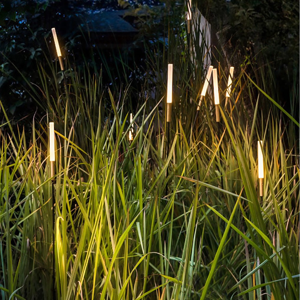 Decorative Reed-Style Solar Garden Stakes – Waterproof LED Pathway Lights for Yard & Lawn (6-Pack) | Thomler