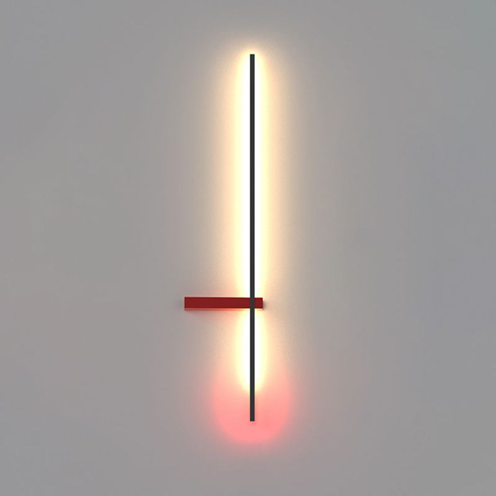 Dual-Tone Linear LED Wall Sconce – Modern Metal & Acrylic Light for Dining Rooms, Living Rooms & Home Offices | Thomler
