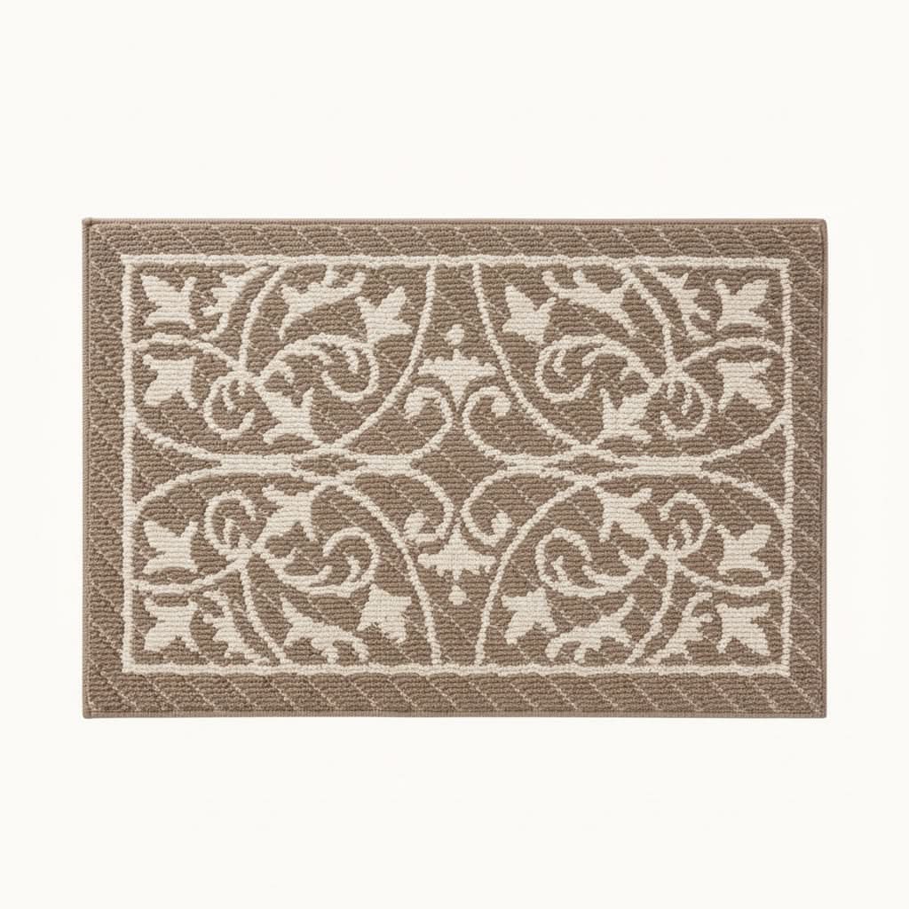 Entryway Mat with Non-Slip Rubber Backing – Low Profile Door Mat for Indoor Use – Traps Dirt & Moisture – Machine Washable | Thomler