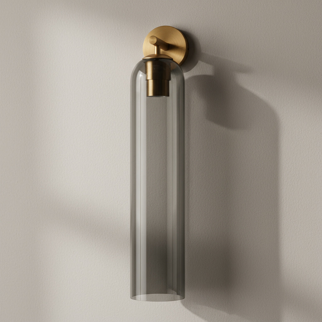 Contemporary Glass Globe Wall Sconce with LED Bulb for Bedroom Dining Room Bathroom Foyer Kitchen Study | Thomler