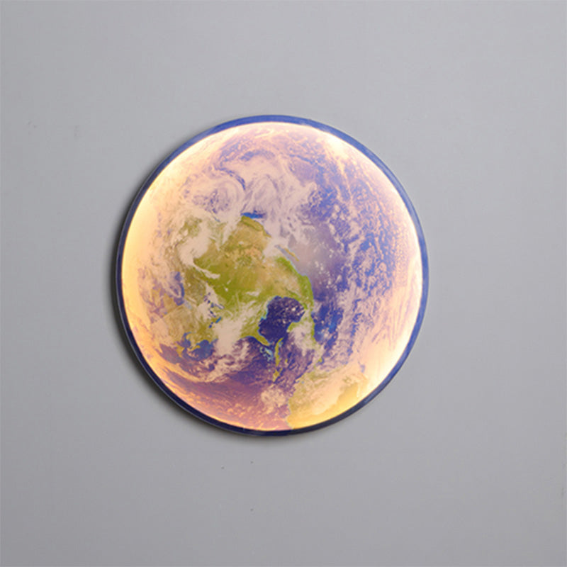 Wall Lamp PVC Moon Motif 100.0 cm LED Bedroom Living Room Dimmable Wall Sconce Ambient Lighting | Thomler