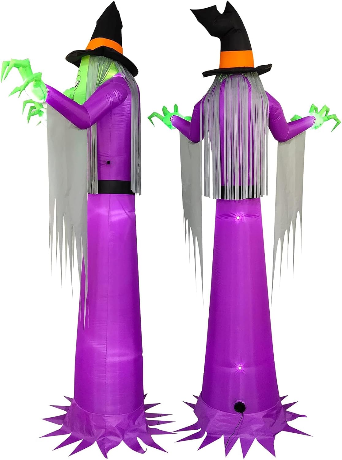 Outdoor Lit Sorceress & Swine Yard Display – LED Lighted Halloween Lawn Decoration for Front Yard, Patio, Indoor Party Decor | Thomler