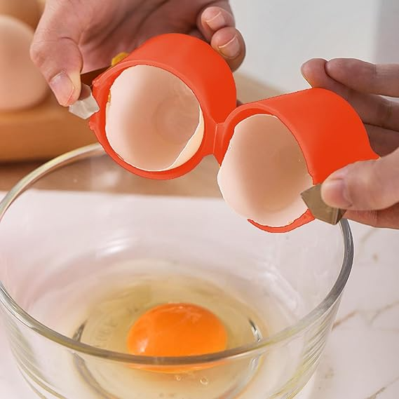 Handheld Egg Cracker and Yolk Separator Tool for Baking and Cooking | Thomler
