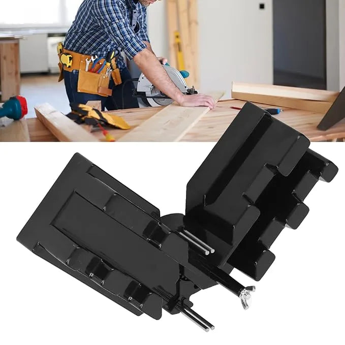 Angle Measurement and Cutting Guide Tool for Precise Miter Cuts | Adjustable 90° to 180° Protractor Gauge | Carpentry and Woodworking Access | Thomler