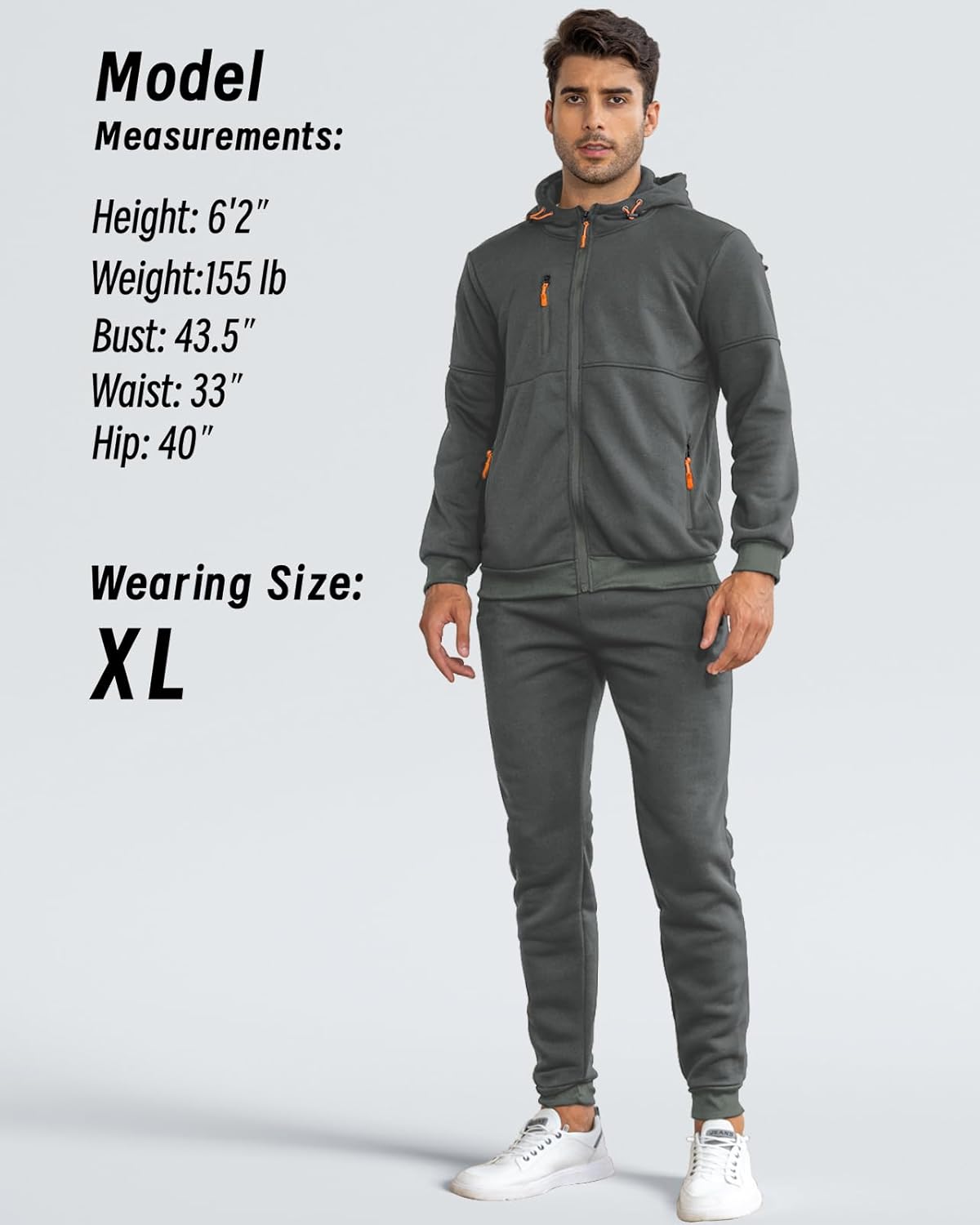 Men's Athletic Two-Piece Jogger Set with Pullover and Pants – Lightweight Breathable Tracksuit for Training, Gym & Casual Lounge Wear | Thomler