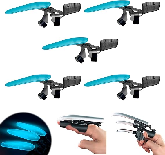 Build-Your-Own Extending Finger Claws – Snap-Action Hand Prop for Dress-Up, Role-Play & Movie-Style Costume Accessories | Thomler