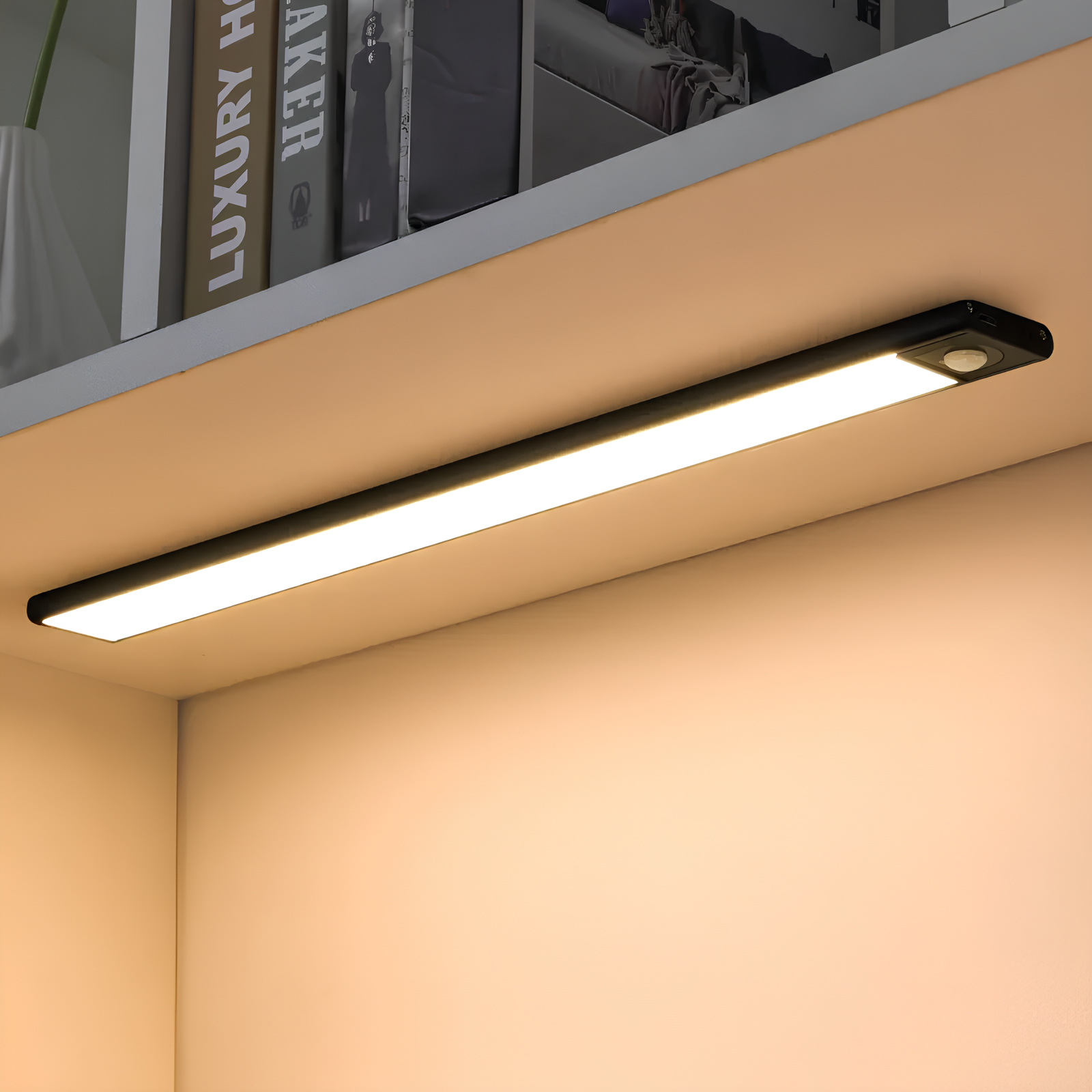 Motion Sensor Light ABS 8.0 cm Wireless USB Rechargeable Closet Hallway Night Lamp | Thomler