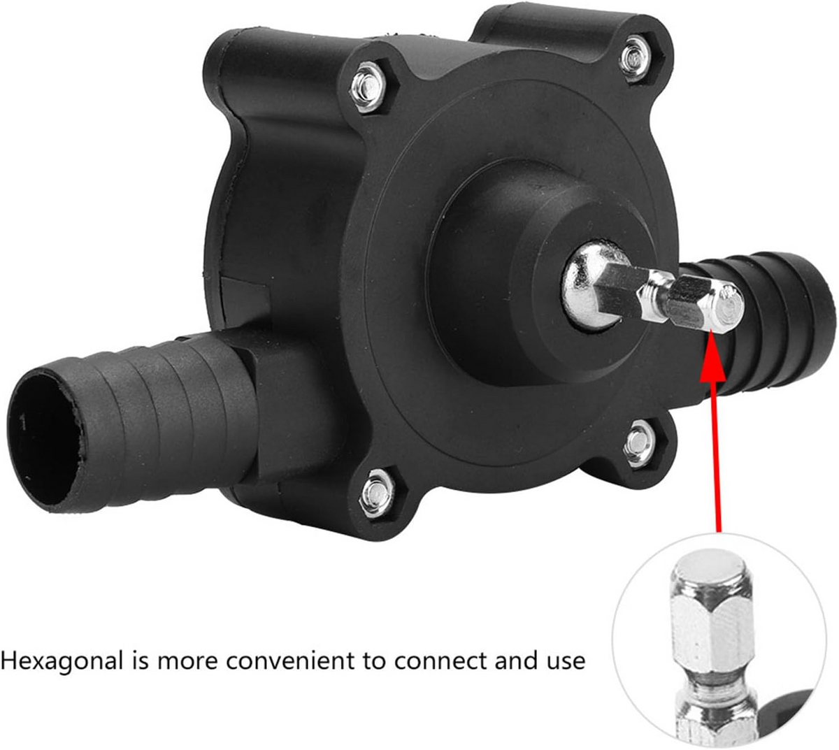 Drill-Powered Water Pump Attachment – Portable Transfer Tool for Garden & Outdoor Use | Thomler