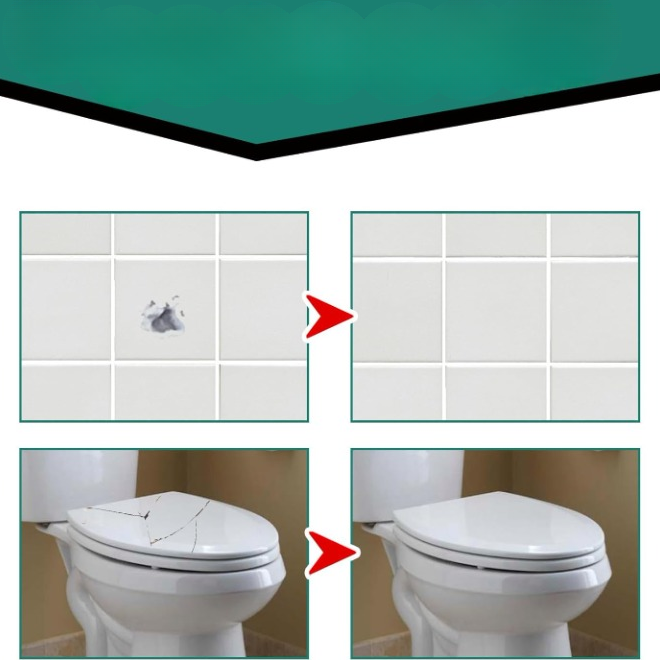 Tile Repair Paste Quick-Drying 100 ml Waterproof Ceramic Porcelain Marble Wall Floor Restoration DIY Kit | Thomler