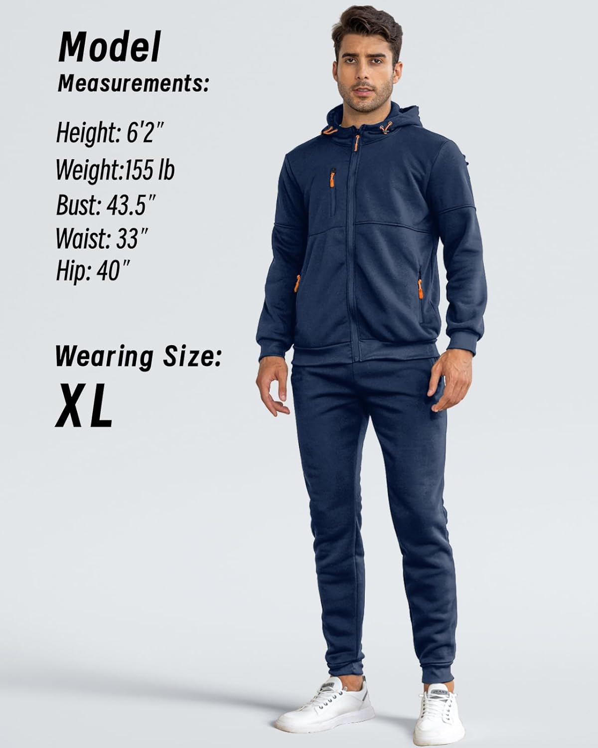 Men's Athletic Two-Piece Jogger Set with Pullover and Pants – Lightweight Breathable Tracksuit for Training, Gym & Casual Lounge Wear | Thomler