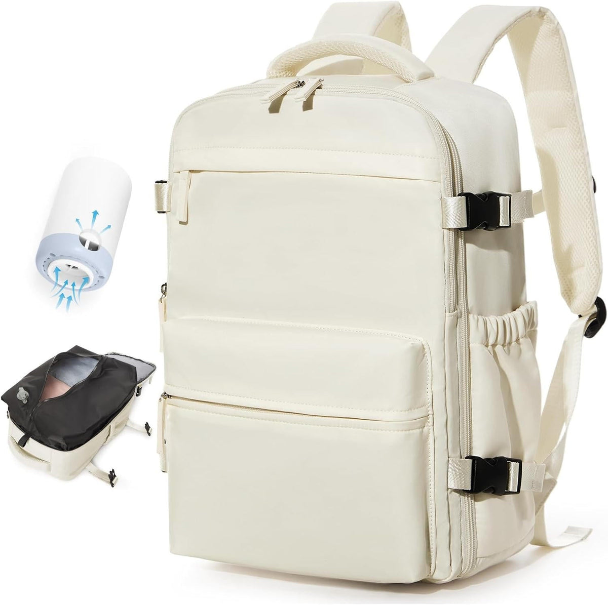 Compressible Laptop Backpack with Built-In Vacuum System for Work & Weekend Getaways | Thomler