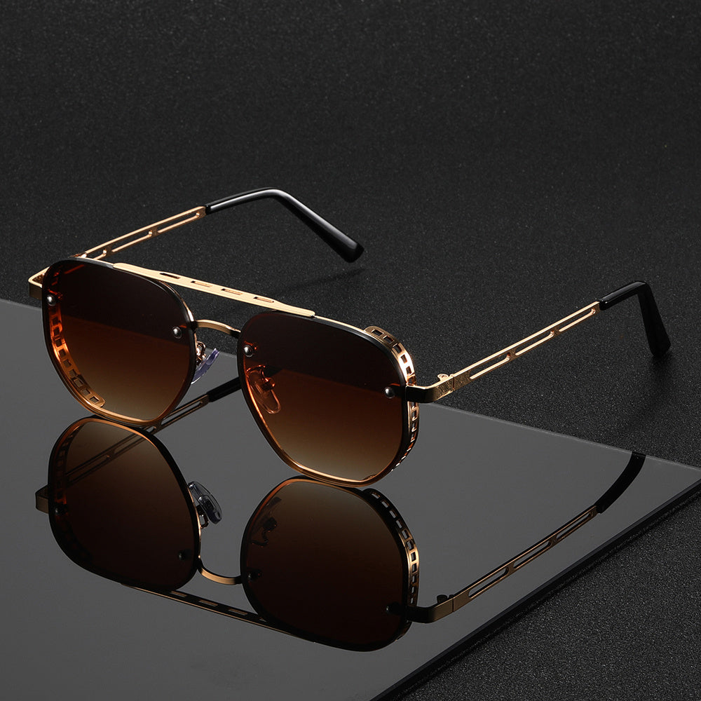 Round Metal Frame Sunglasses with UV Protection for Men & Women – Lightweight Unisex Eyewear | Thomler