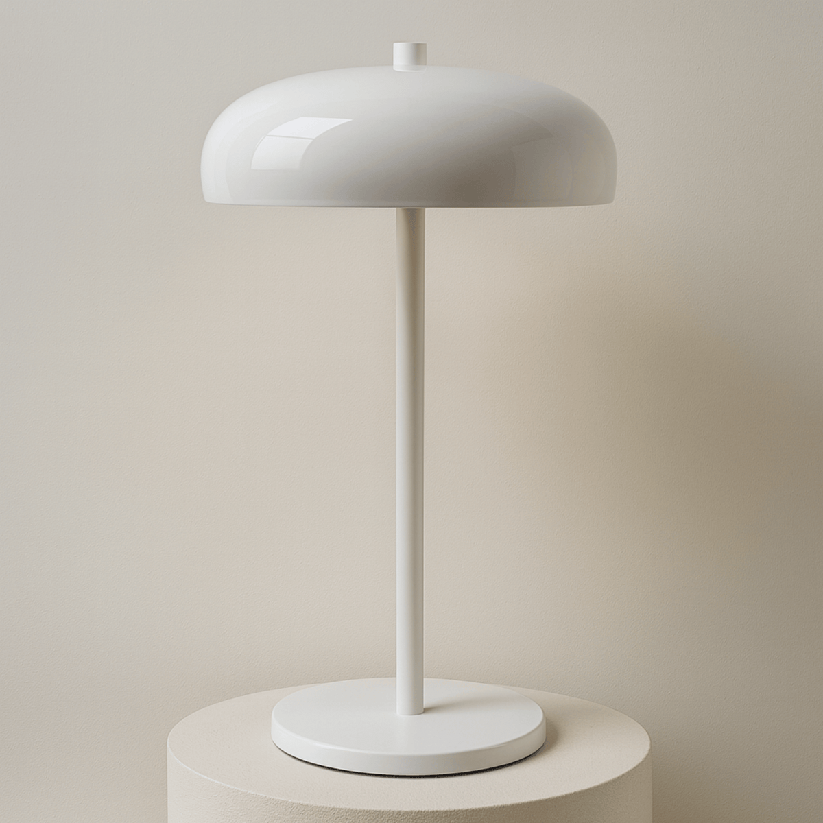 Cordless LED Desk Lamp with Touch Dimmer – Handcrafted Metal Base, Rechargeable Battery, Portable Accent Light for Bedroom Office Living | Thomler