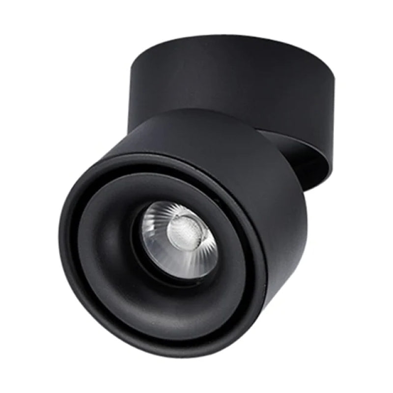 Modern Recessed LED Spotlight – Compact Round Surface Mount Ceiling Fixture for Hallways & Offices | Thomler