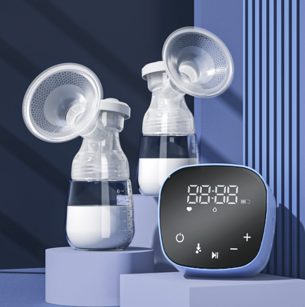 Rechargeable Electric Breast Pump with Dual Bottles for Nursing Mothers – 3 Pumping Modes, Quiet Motor, USB Power Supply | Thomler