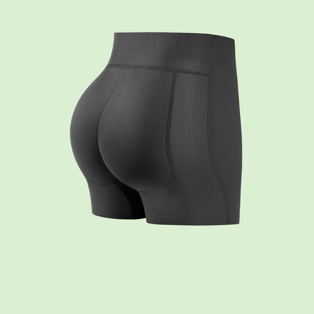 High-Waist Padded Butt-Lifting Shapewear Shorts for Women – Seamless Body Shaper with Removable Pads for Everyday Confidence & Special Occas | Thomler