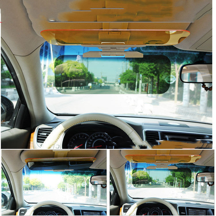 Clip-On Glare Shield for Car Windshield Sun Visor – Day & Night Vision Extender for Driving Safety | Thomler