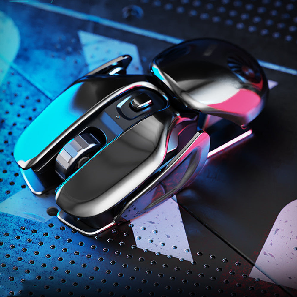 Cordless Quiet-Click Computer Mouse with Programmable Buttons for Work & Gaming | Desktop Laptop PC Accessory | Thomler