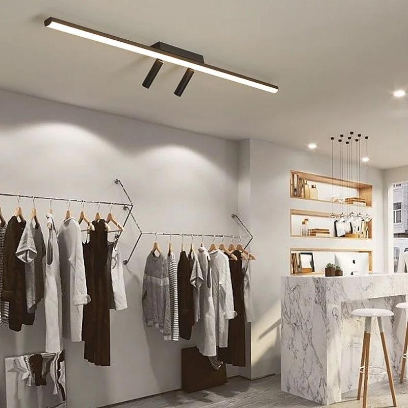Ceiling Light Metal Linear 31.5 in Adjustable Spot Living Room Modern LED Fixture Minimalist Indoor Lighting | Thomler
