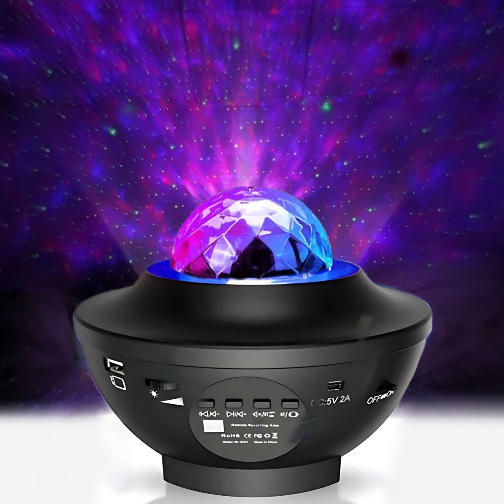 Star Projector Light with Music Sync & Color Wave Effects for Bedroom, Gaming Room, Home Party | Thomler