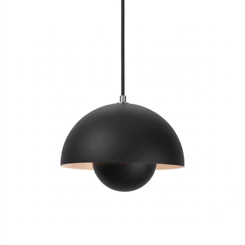 Hanging Planter Light Fixture with Built-In Pot for Indoor Plants & Modern Scandinavian Farmhouse Decor | Thomler