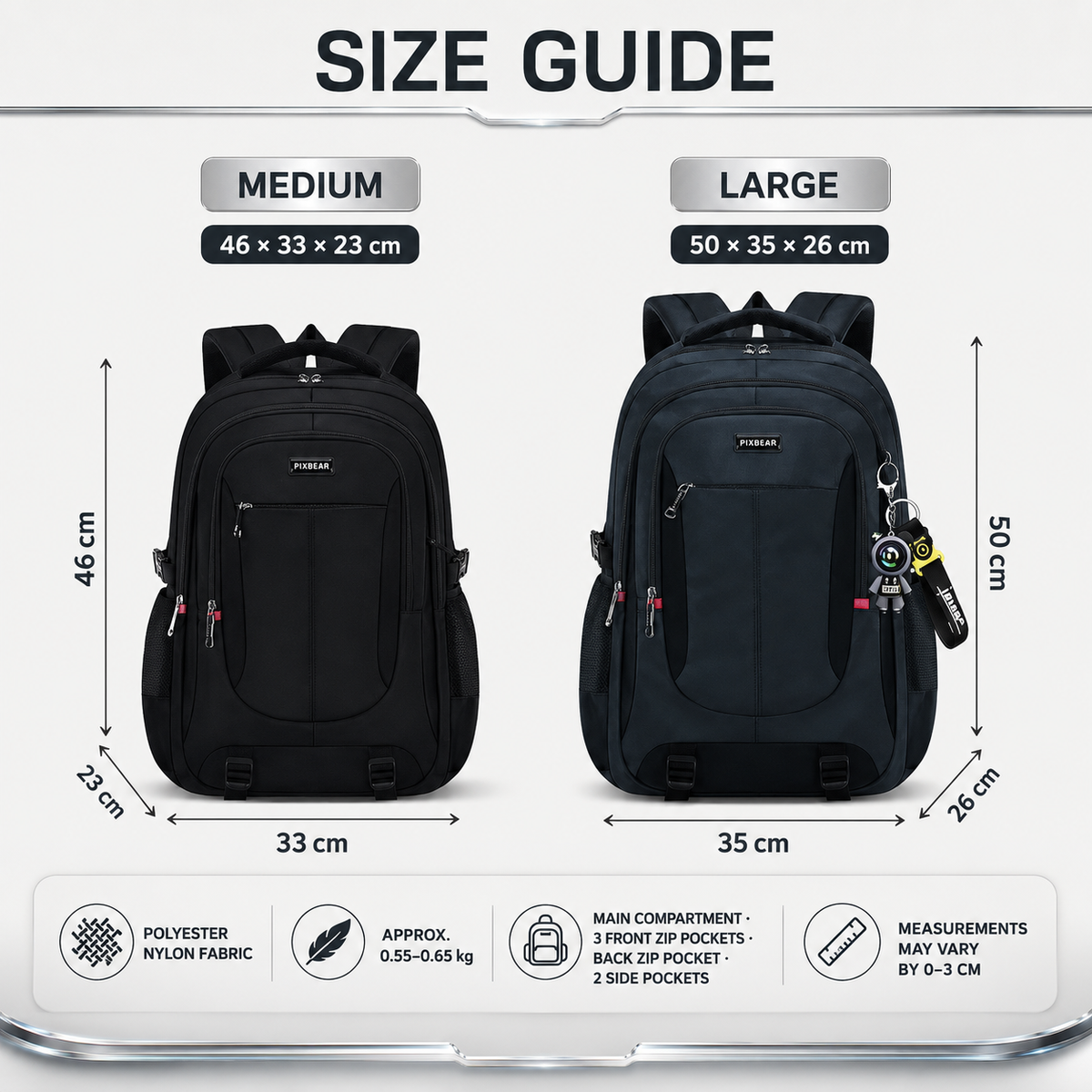 Multi-Compartment Student Backpack with Padded Laptop Sleeve & Adjustable Straps for School, College & Everyday Use | Thomler