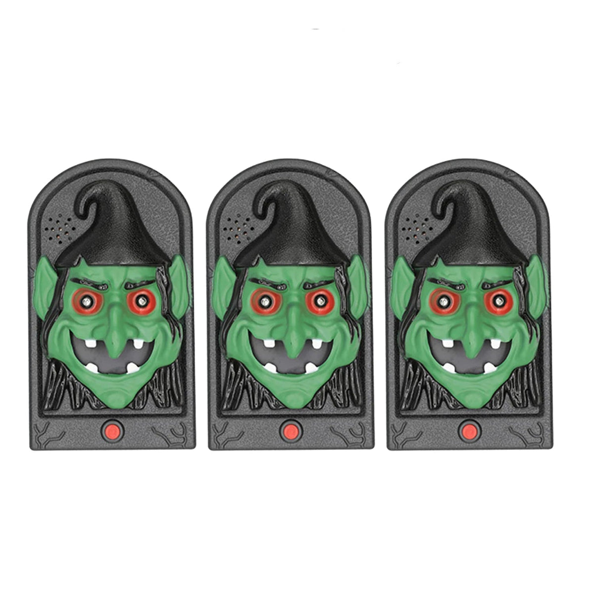 Touch-Activated Spooky Sound Halloween Doorbell with Motion Sensor – Battery-Powered Fright Prop for Entryway & Party Décor | Thomler