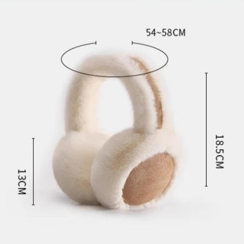 Faux Fur Ear Warmers – Adjustable Fleece Headband for Cold Weather Protection | Thomler