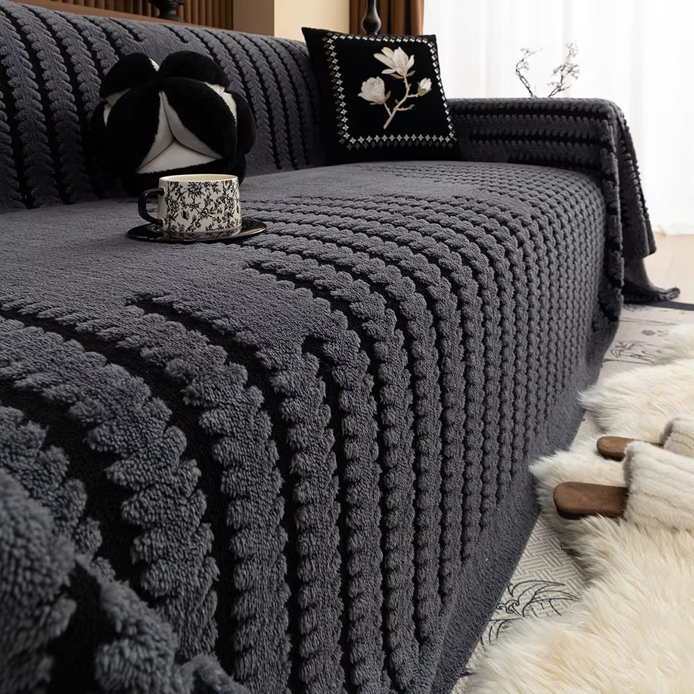 Quilted Microfiber Sofa Slipcover with Non-Slip Backing – Thick Tufted Furniture Protector for Couch & Loveseat, Machine Washable | Thomler