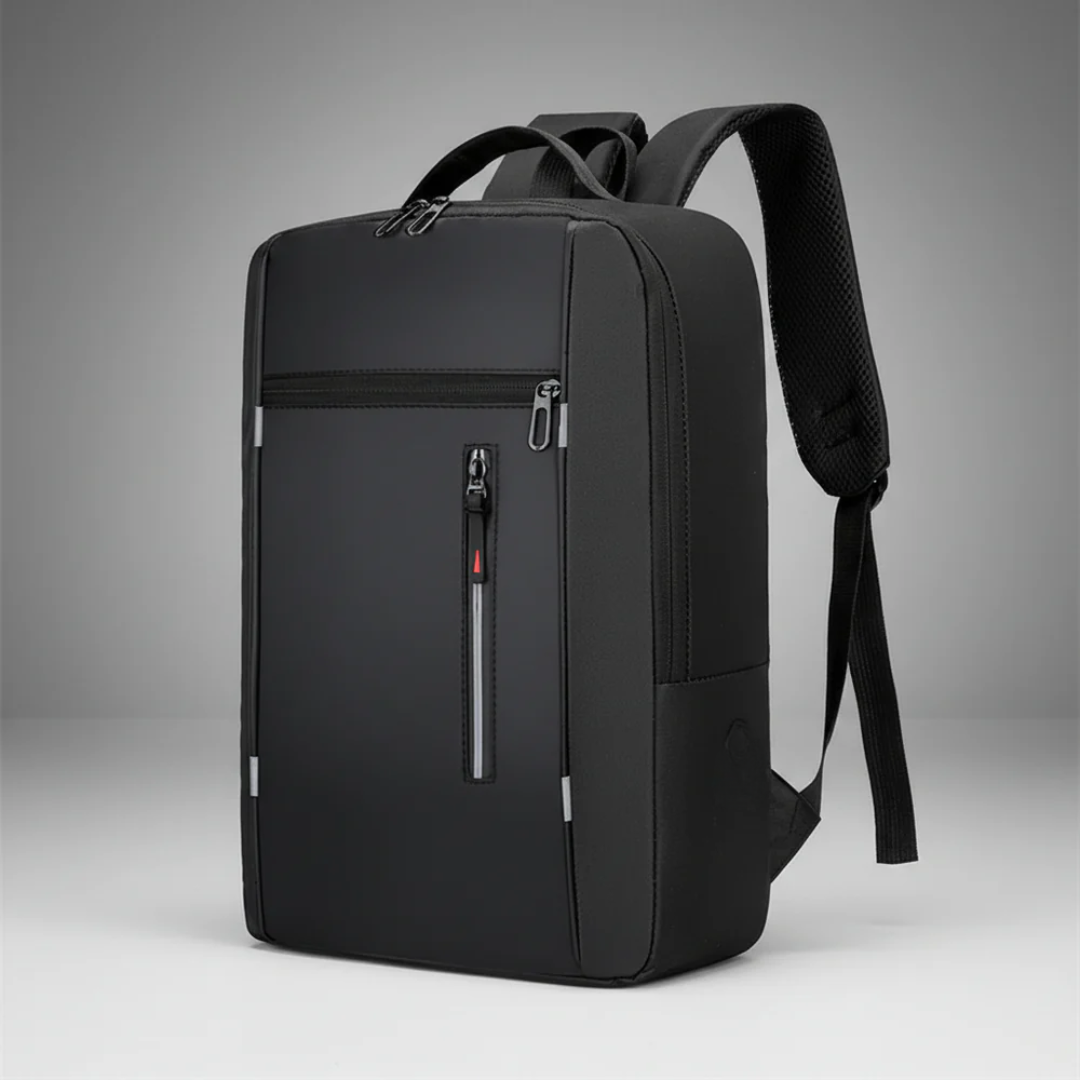 Water-Resistant Laptop Backpack with USB Charging Port for Work & Travel | Business Commuter Daypack with Padded 15.6-Inch Computer Sleeve | Thomler