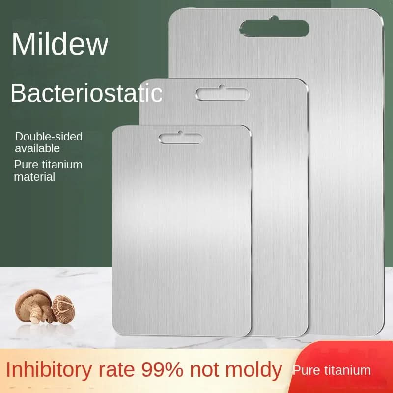 Cutting Board Stainless Steel 13.8 in x 9.8 in Hygienic Kitchen Prep Surface Multifunctional Durable Design | Thomler